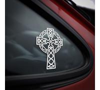 Christian Irish Knot Cross Sticker Vinyl Decal for Car Window Wall