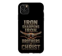 Christian Iron Sharpens Iron Brothers In Christ Gift Case for iPhone 11 Pro Max