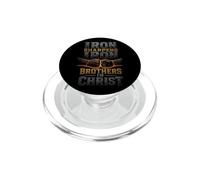 Christian Iron Sharpens Iron Brothers In Christ Gift PopSockets PopGrip for MagSafe
