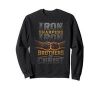 Christian Iron Sharpens Iron Brothers In Christ Gift Sweatshirt