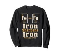 Christian Iron Sharpens Iron Proverbs 27:17 Man Of God Gift Sweatshirt