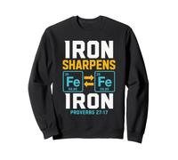 Christian Iron Sharpens Iron Proverbs 27:17 Man Of God Gift Sweatshirt