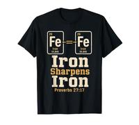 Christian Iron Sharpens Iron Proverbs 27:17 Man of God Gift T-Shirt
