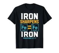 Christian Iron Sharpens Iron Proverbs 27:17 Man of God Gift T-Shirt