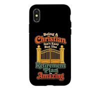 Christian Isn't Easy But The Retirement Plan Is Amazing Case for iPhone X/XS