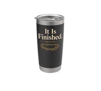 Christian It is Finished Bible Verse Cross Gift Stainless Steel Insulated Tumbler