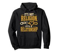 Christian It's Not Religion It's A Relationship Faith Gift Pullover Hoodie