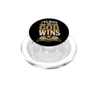 Christian I've Read The Final Chapters God Wins Gift PopSockets PopGrip for MagSafe
