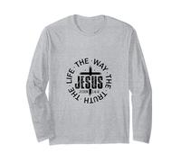 Christian Jesus Christ John 14:6 - The Way The Truth Long Sleeve T-Shirt