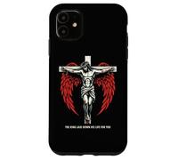 Christian Jesus Cross Angel Wings John 3:16 Bible Verse Art Case for iPhone 11