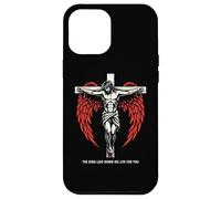 Christian Jesus Cross Angel Wings John 3:16 Bible Verse Art Case for iPhone 12 Pro Max
