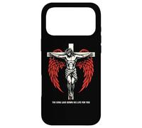 Christian Jesus Cross Angel Wings John 3:16 Bible Verse Art Case for iPhone 17 Pro Max