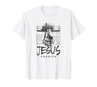 Christian Jesus Forgive John 3:16 John 8:31-32 T-Shirt