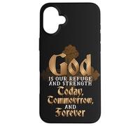 Christian Jesus - God Is Our Refuge And Strength Psalm 46 Case for iPhone 16 Plus