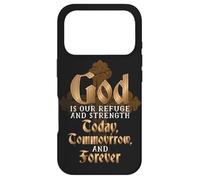 Christian Jesus - God Is Our Refuge And Strength Psalm 46 Case for iPhone 17 Pro