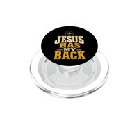 Christian Jesus Has My Back Faith Gift PopSockets PopGrip for MagSafe