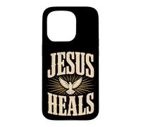 Christian Jesus Heals Faith Dove Gift Case for iPhone 15 Pro