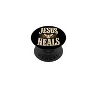 Christian Jesus Heals Faith Dove Gift PopSockets Adhesive PopGrip