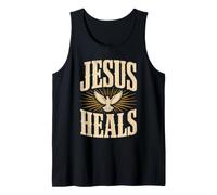 Christian Jesus Heals Faith Dove Gift Tank Top