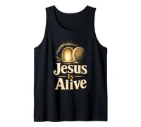 Christian Jesus is Alive Easter Empty Tomb Faith Gift Tank Top