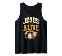 Christian Jesus is Alive Easter Empty Tomb Faith Gift Tank Top