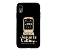Christian Jesus Is Calling Decline Accept Gift Case for iPhone XR