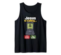 Christian Jesus is Calling Decline Accept Gift Tank Top