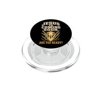 Christian Jesus Is Coming Soon Are You Ready Gift PopSockets PopGrip for MagSafe