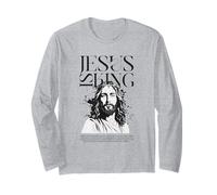 Christian Jesus Is King Bible Verse Design Long Sleeve T-Shirt