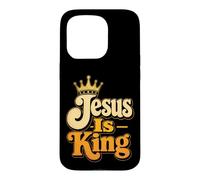 Christian Jesus Is King Faith Gift Case for iPhone 15 Pro