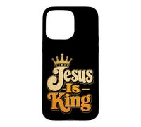 Christian Jesus Is King Faith Gift Case for iPhone 15 Pro Max