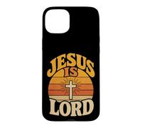Christian Jesus Is Lord Cross Faith Gift Case for iPhone 15 Plus