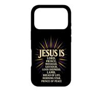 Christian Jesus Is Lord Prince Messiah Savior Gift Case for iPhone 17 Pro