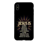 Christian Jesus Is Lord Prince Messiah Savior Gift Case for iPhone XS Max