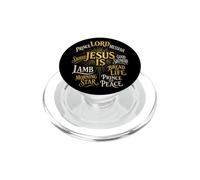 Christian Jesus Is Lord Prince Messiah Savior Gift PopSockets PopGrip for MagSafe
