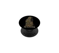 Christian Jesus Is My Everything Faith Gift PopSockets Adhesive PopGrip