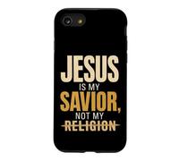 Christian Jesus Is My Savior Not Religion Gift Case for iPhone SE (2020) / 7/8