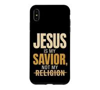 Christian Jesus Is My Savior Not Religion Gift Case for iPhone XS Max