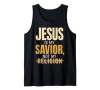 Christian Jesus is My Savior Not Religion Gift Tank Top