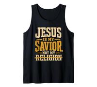 Christian Jesus is My Savior Not Religion Gift Tank Top