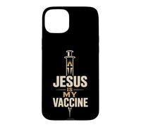 Christian Jesus Is My Vaccine Faith Gift Case for iPhone 15 Plus
