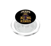 Christian Jesus Is The King Of All Kings Gift PopSockets PopGrip for MagSafe