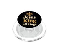Christian Jesus Is The King Of All Kings Gift PopSockets PopGrip for MagSafe