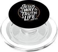 Christian Jesus Is The Way Is The Truth And Life John 14 6 PopSockets PopGrip for MagSafe
