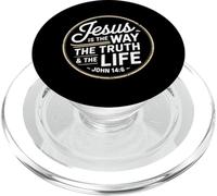 Christian Jesus Is The Way The Truth And The Life John 14 6 PopSockets PopGrip for MagSafe