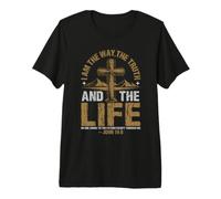 Christian Jesus John 14:6 Design Premium T-Shirt
