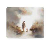 Christian Jesus Leaves The 99 Sheep Mouse Pad, Christian Jesus Gifts Mouse Pads Mousepad for Desk Office Computers Laptop, Religious Office Supplies Desk Accessories, 11.8" x 9.8"