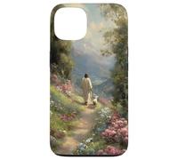 Christian Jesus Leaves the 99 Shepherd Faith Floral Path Case for iPhone 13