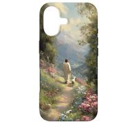 Christian Jesus Leaves the 99 Shepherd Faith Floral Path Case for iPhone 17