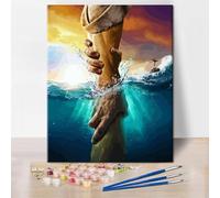 Christian Jesus Paint by Number Kit for Adults Faith